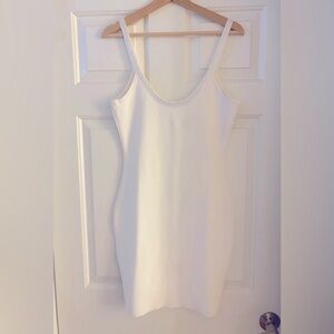 Marciano, White dress with silver stud trim. Brand new, with tags.